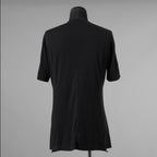 DEVOA デヴォア / コットンジャージ カットソー  半袖Tシャツ / size 2 (BLACK) 123021-alm