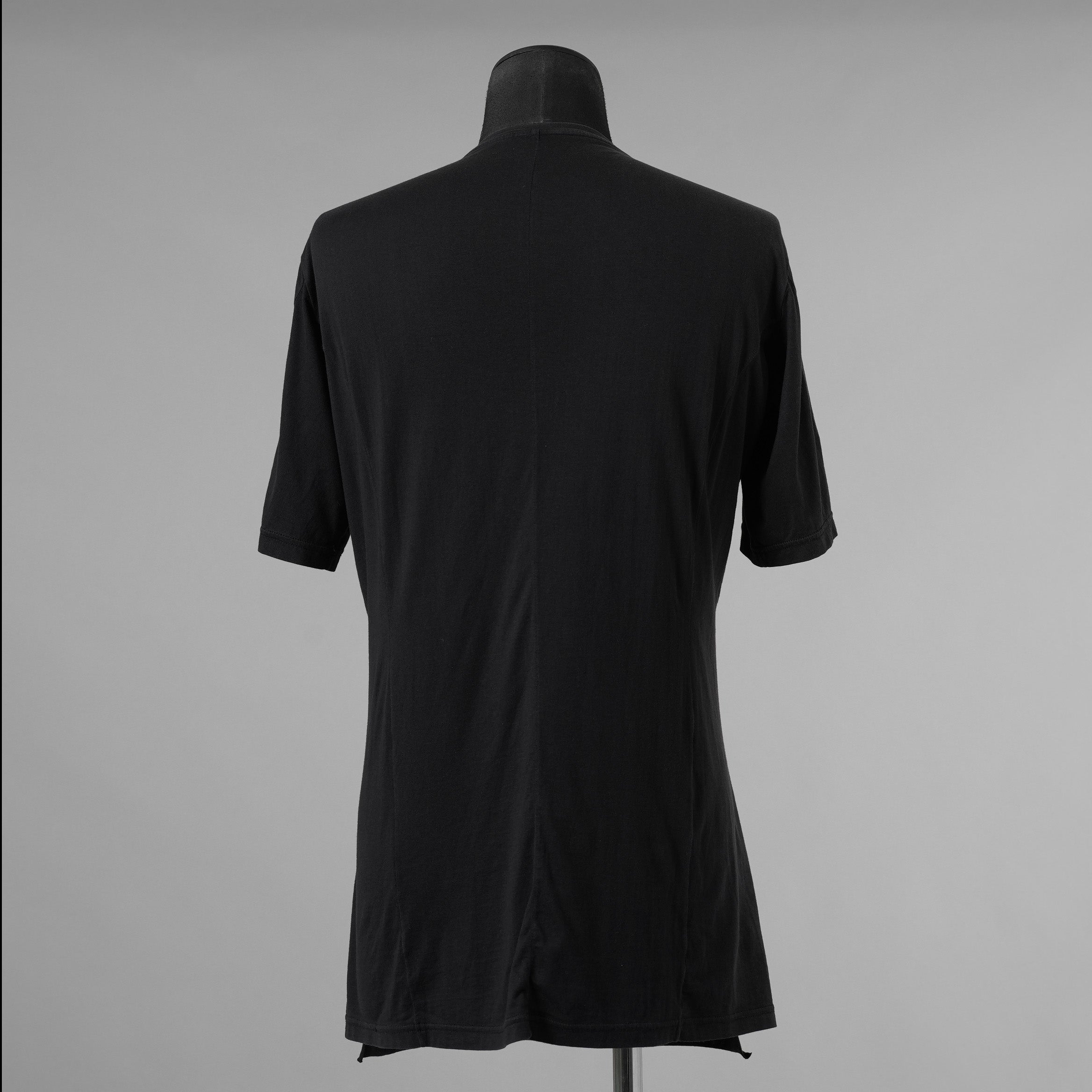 DEVOA デヴォア / コットンジャージ カットソー  半袖Tシャツ / size 2 (BLACK) 123021-alm