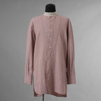 SUS-SOUS シュスー / 美品 22SS shirts officers 長袖シャツ / 07-SS02307C / size 9 (PINK) 123022-alm