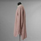 SUS-SOUS シュスー / 美品 22SS shirts officers 長袖シャツ / 07-SS02307C / size 9 (PINK) 123022-alm