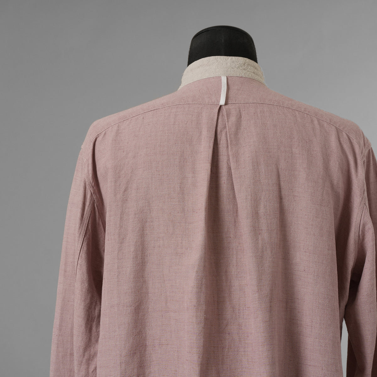 SUS-SOUS シュスー / 美品 22SS shirts officers 長袖シャツ / 07-SS02307C / size 9 (PINK) 123022-alm