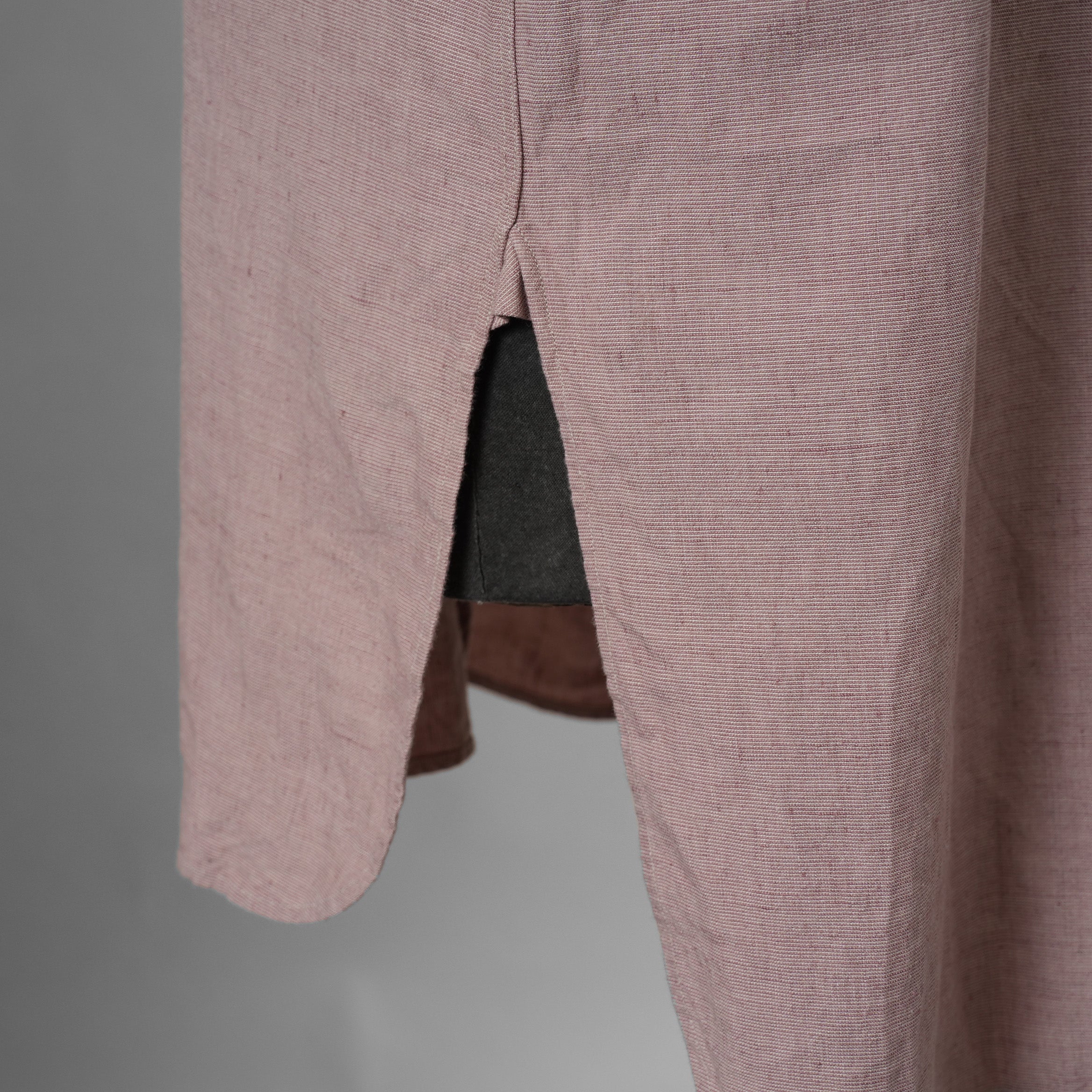 SUS-SOUS シュスー / 美品 22SS shirts officers 長袖シャツ / 07-SS02307C / size 9 (PINK) 123022-alm
