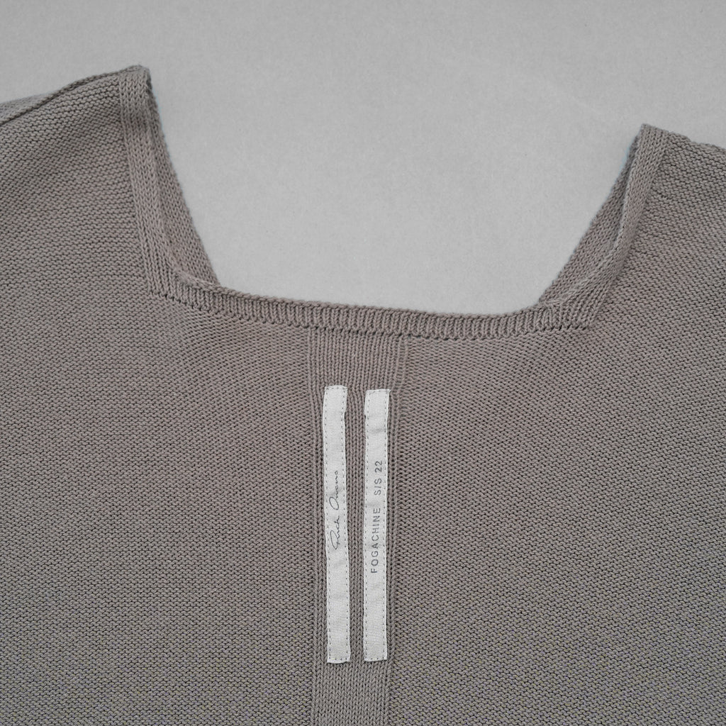 RICK OWENS リックオウエンス / 美品 22SS FOGACHINE / Tommy Vネック ニット セーター / RU-01B1662-KCR / size XS (DUST)
