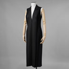 FENDI フェンディ / 美品 21AW 杏 着用 Lolcita Tuxedo Dress ジレドレス ワンピース / FDB672 AGTN / size 40 (BLACK) レディース 352091-izm