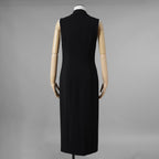 FENDI フェンディ / 美品 21AW 杏 着用 Lolcita Tuxedo Dress ジレドレス ワンピース / FDB672 AGTN / size 40 (BLACK) レディース 352091-izm