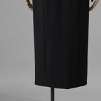 FENDI フェンディ / 美品 21AW 杏 着用 Lolcita Tuxedo Dress ジレドレス ワンピース / FDB672 AGTN / size 40 (BLACK) レディース 352091-izm