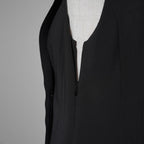 FENDI フェンディ / 美品 21AW 杏 着用 Lolcita Tuxedo Dress ジレドレス ワンピース / FDB672 AGTN / size 40 (BLACK) レディース 352091-izm