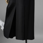 FENDI フェンディ / 美品 21AW 杏 着用 Lolcita Tuxedo Dress ジレドレス ワンピース / FDB672 AGTN / size 40 (BLACK) レディース 352091-izm