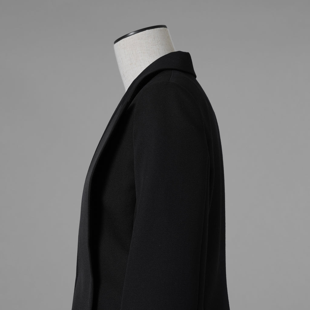 FENDI フェンディ / 美品 21AW Contrasting Lapel Tuxedo Blazer コントラスティング ラペル タキシード ブレザー ジャケット / FJ7215 AHLA / size 40 (BLACK) レディース 352092-izm