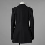 FENDI フェンディ / 美品 21AW Contrasting Lapel Tuxedo Blazer コントラスティング ラペル タキシード ブレザー ジャケット / FJ7215 AHLA / size 40 (BLACK) レディース 352092-izm