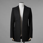 FENDI フェンディ / 美品 21AW Contrasting Lapel Tuxedo Blazer コントラスティング ラペル タキシード ブレザー ジャケット / FJ7215 AHLA / size 40 (BLACK) レディース 352092-izm