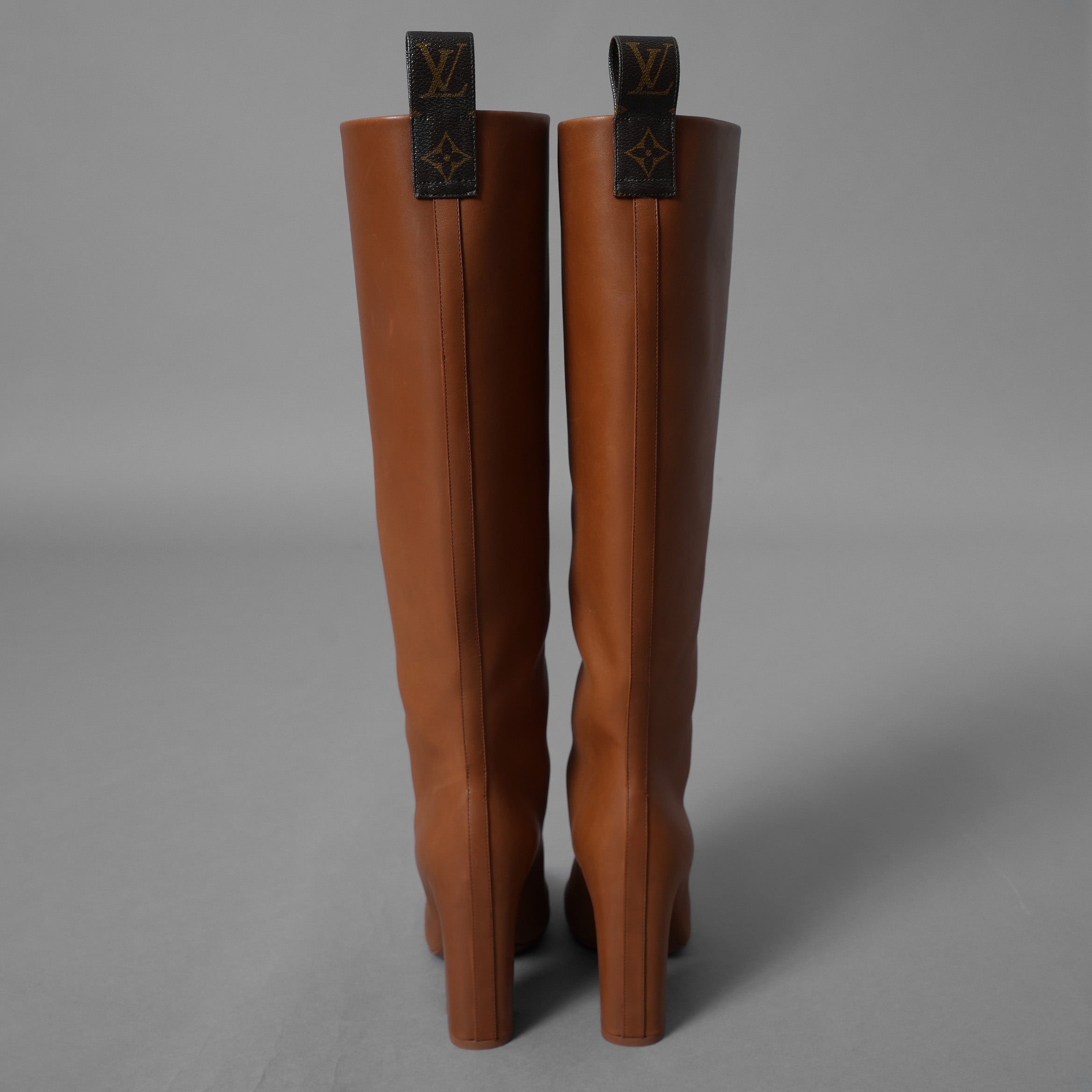 LOUIS VUITTON  ルイヴィトン / 美品 22AW ドナ・ライン ハイブーツ Donna High Boot シューズ / BRO062 / size 36 (23cm) BROWN レディース 352095-izm