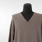 RICK OWENS リックオウエンス / 美品 22SS FOGACHINE / Tommy Vネック ニット セーター / RU-01B1662-KCR / size XS (DUST)