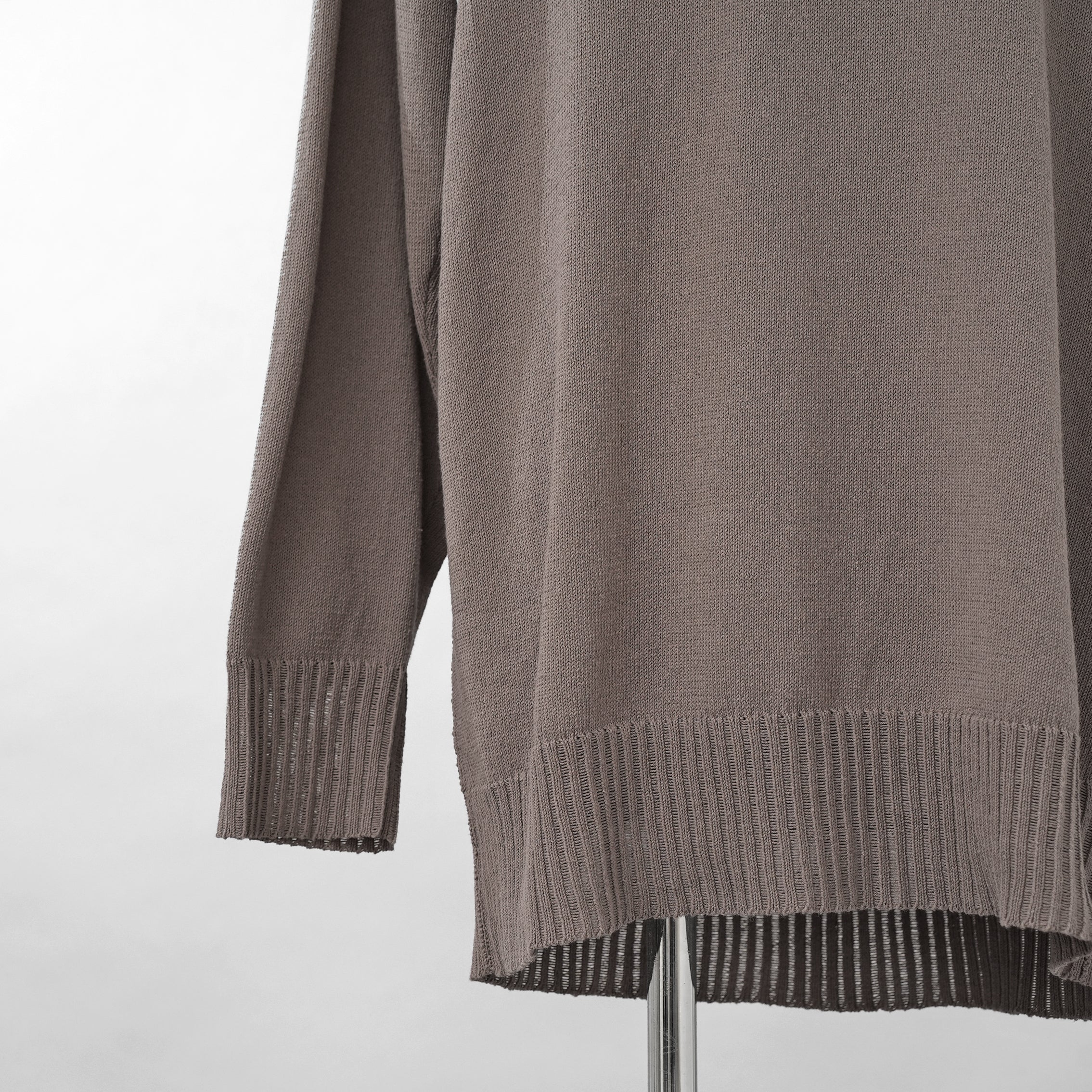 RICK OWENS リックオウエンス / 美品 22SS FOGACHINE / Tommy Vネック ニット セーター / RU-01B1662-KCR / size XS (DUST)