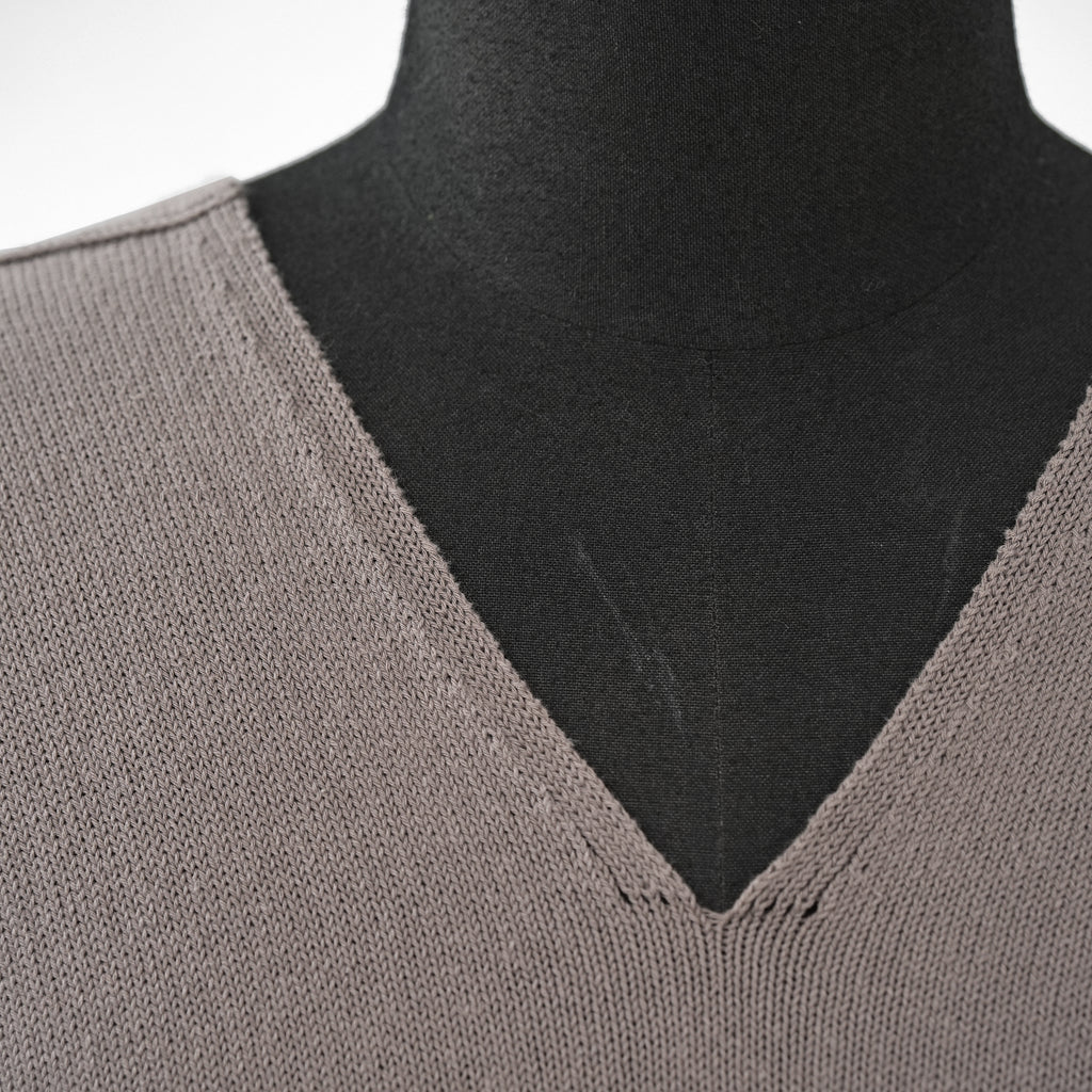 RICK OWENS リックオウエンス / 美品 22SS FOGACHINE / Tommy Vネック ニット セーター / RU-01B1662-KCR / size XS (DUST)