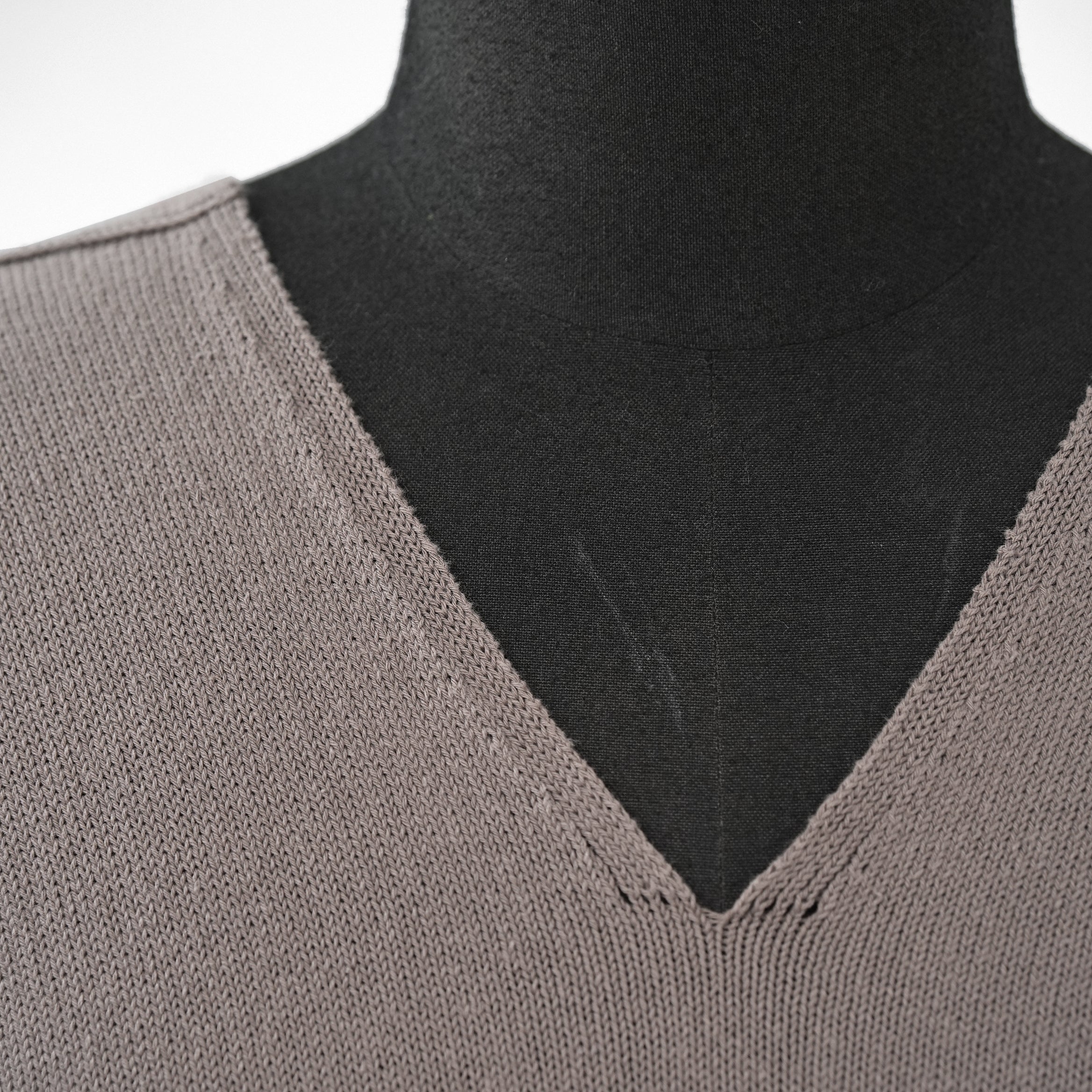 RICK OWENS リックオウエンス / 美品 22SS FOGACHINE / Tommy Vネック ニット セーター / RU-01B1662-KCR / size XS (DUST)
