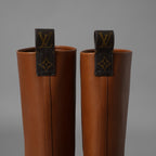 LOUIS VUITTON  ルイヴィトン / 美品 22AW ドナ・ライン ハイブーツ Donna High Boot シューズ / BRO062 / size 36 (23cm) BROWN レディース 352095-izm