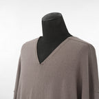 RICK OWENS リックオウエンス / 美品 22SS FOGACHINE / Tommy Vネック ニット セーター / RU-01B1662-KCR / size XS (DUST)