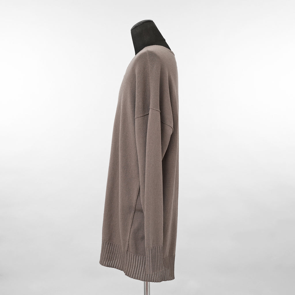 RICK OWENS リックオウエンス / 美品 22SS FOGACHINE / Tommy Vネック ニット セーター / RU-01B1662-KCR / size XS (DUST)