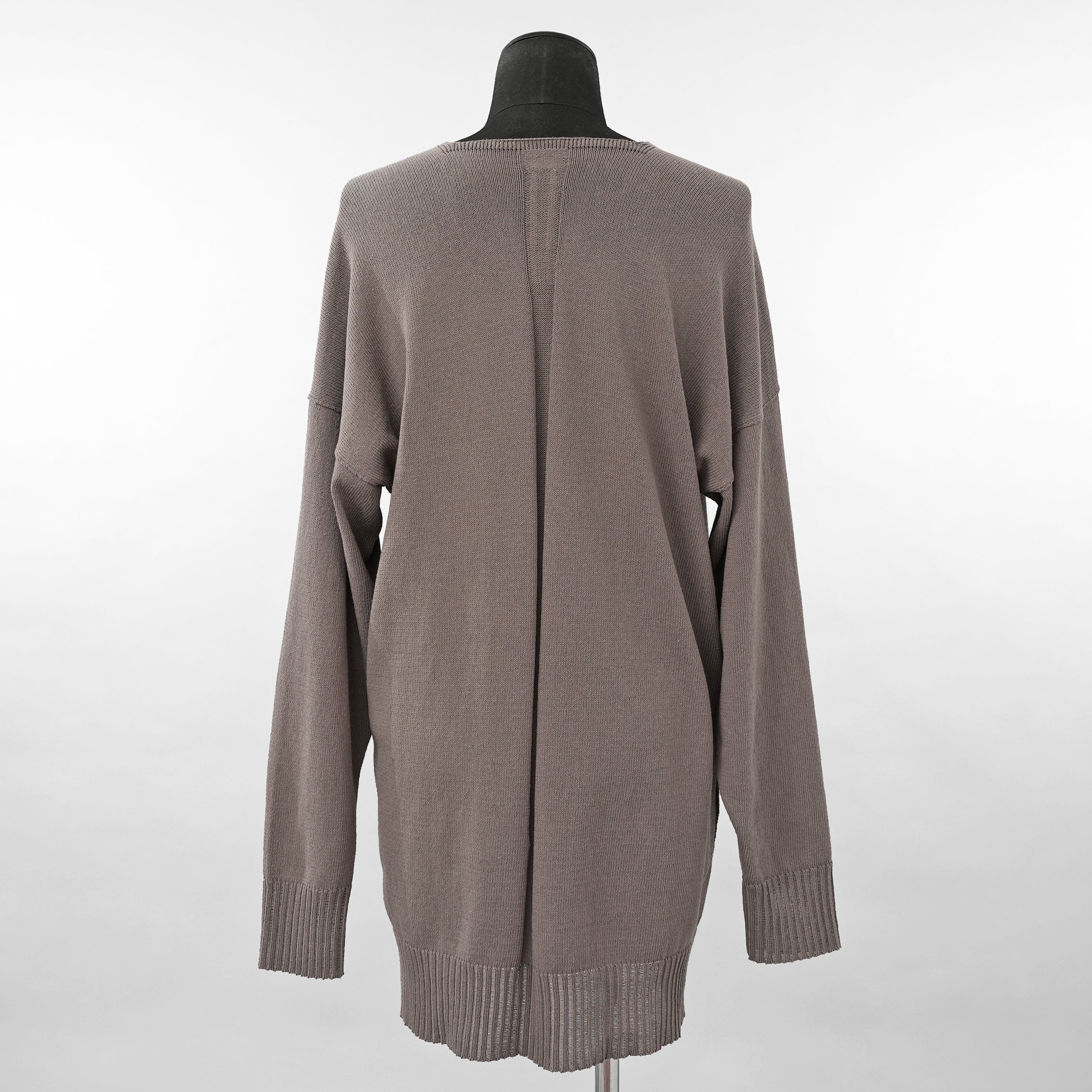 RICK OWENS リックオウエンス / 美品 22SS FOGACHINE / Tommy Vネック ニット セーター / RU-01B1662-KCR / size XS (DUST)
