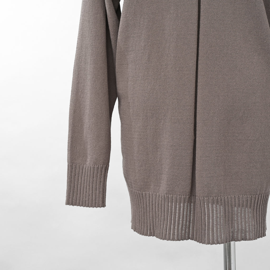 RICK OWENS リックオウエンス / 美品 22SS FOGACHINE / Tommy Vネック ニット セーター / RU-01B1662-KCR / size XS (DUST)