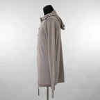 超希少 BORIS BIDJAN SABERI ボリスビジャンサベリ / 美品 カシミヤ 100% zipper2. シームレス3Dニット / FZB30008 / size S (LIGHT GRAY)