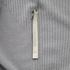 超希少 BORIS BIDJAN SABERI ボリスビジャンサベリ / 美品 カシミヤ 100% zipper2. シームレス3Dニット / FZB30008 / size S (LIGHT GRAY)