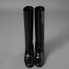 CELINE セリーヌ / 美品 24AW Les Bottes Celine トリオンフ ハイブーツ シューズ / DY3274 / size 37 (24cm) BLACK レディース 352094-izm