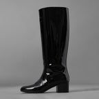 CELINE セリーヌ / 美品 24AW Les Bottes Celine トリオンフ ハイブーツ シューズ / DY3274 / size 37 (24cm) BLACK レディース 352094-izm