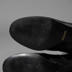 CELINE セリーヌ / 美品 24AW Les Bottes Celine トリオンフ ハイブーツ シューズ / DY3274 / size 37 (24cm) BLACK レディース 352094-izm