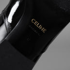 CELINE セリーヌ / 美品 24AW Les Bottes Celine トリオンフ ハイブーツ シューズ / DY3274 / size 37 (24cm) BLACK レディース 352094-izm