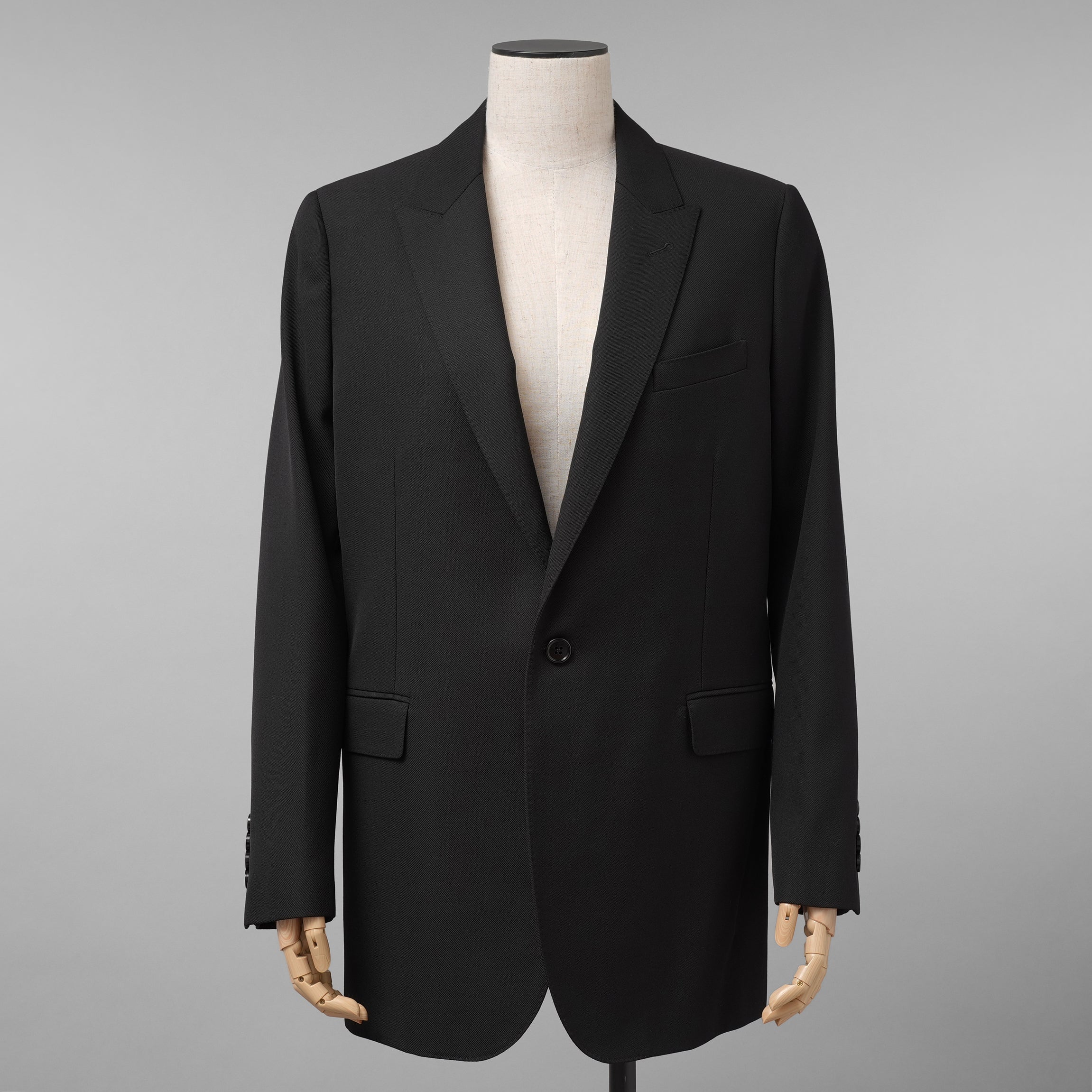 CELINE セリーヌ / 美品 19AW ロング レクタングル テーラードジャケット / 2V030120D / size 36 (BLACK) レディース