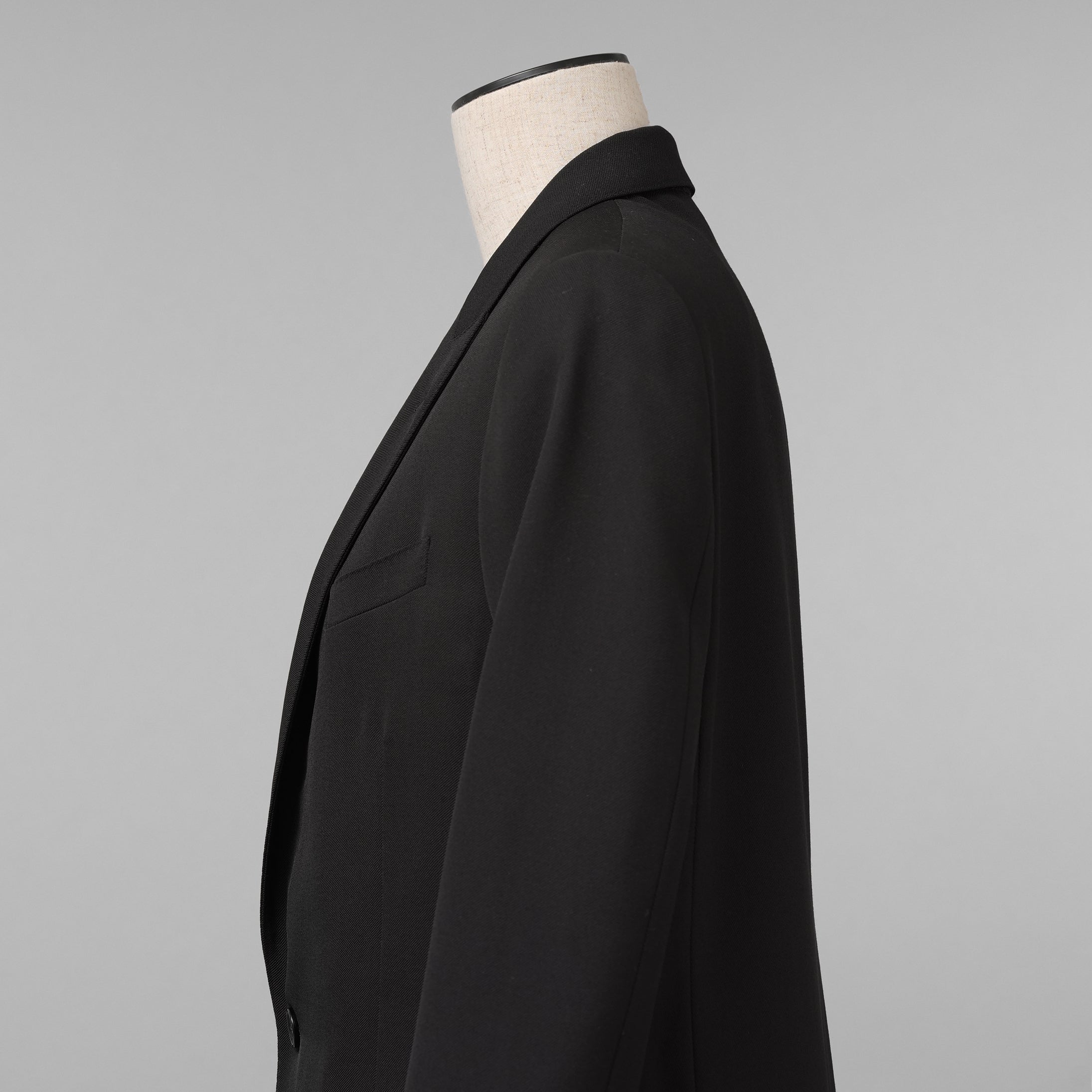 CELINE セリーヌ / 美品 19AW ロング レクタングル テーラードジャケット / 2V030120D / size 36 (BLACK) レディース