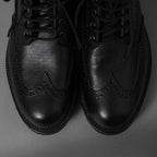 Dsquared2 ディースクエアード / 美品 7ホール ウイングチップ レースアップ ブーツ シューズ / size 40 (BLACK) 352099-in-ue