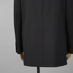 CELINE セリーヌ / 美品 19AW ロング レクタングル テーラードジャケット / 2V030120D / size 36 (BLACK) レディース