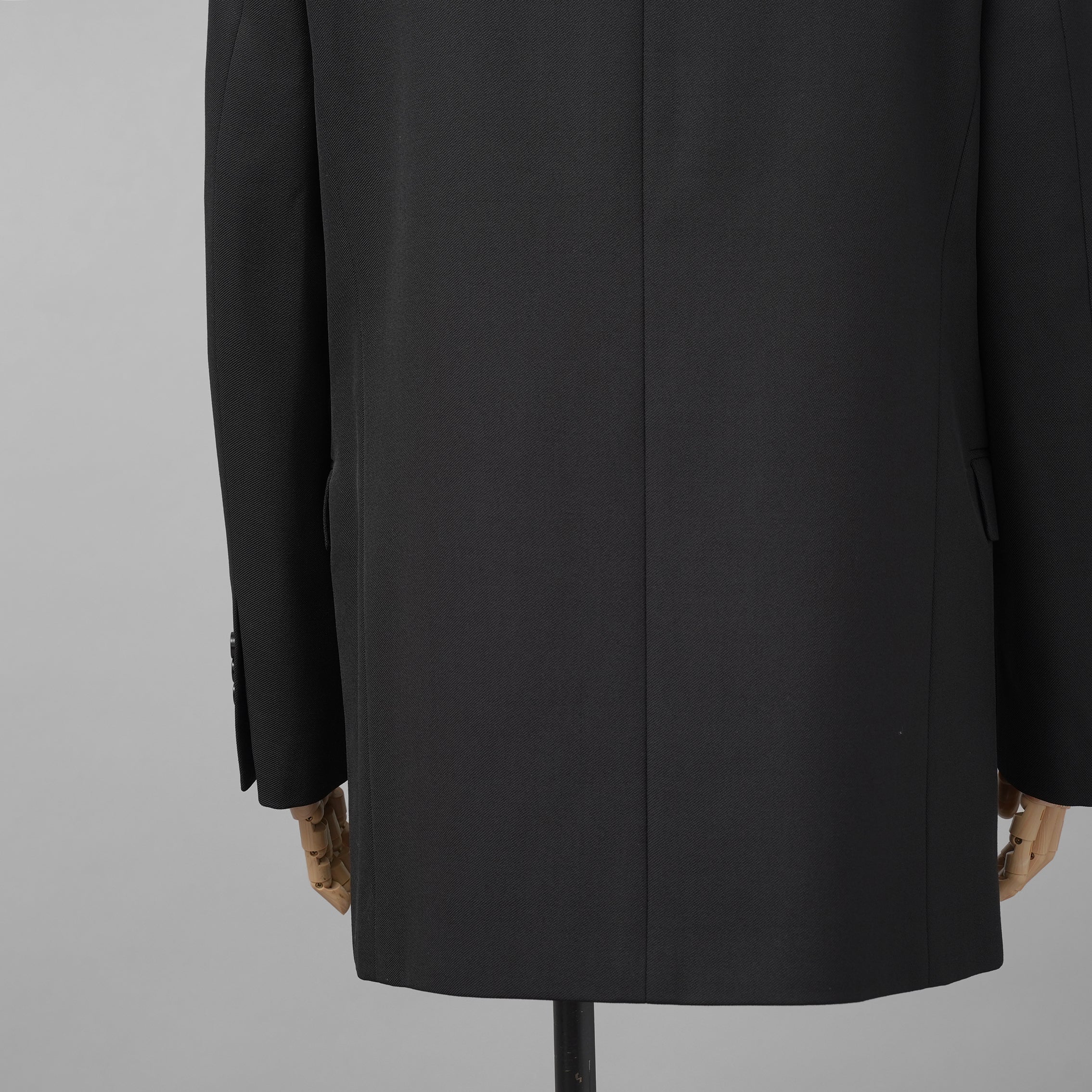 CELINE セリーヌ / 美品 19AW ロング レクタングル テーラードジャケット / 2V030120D / size 36 (BLACK) レディース