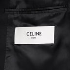 CELINE セリーヌ / 美品 19AW ロング レクタングル テーラードジャケット / 2V030120D / size 36 (BLACK) レディース