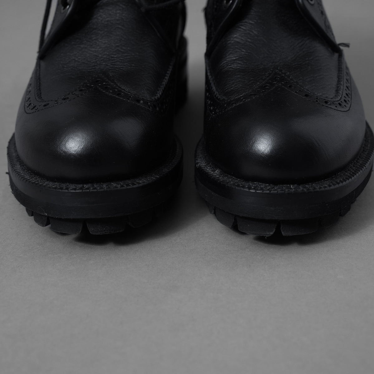 Dsquared2 ディースクエアード / 美品 7ホール ウイングチップ レースアップ ブーツ シューズ / size 40 (BLACK) 352099-in-ue