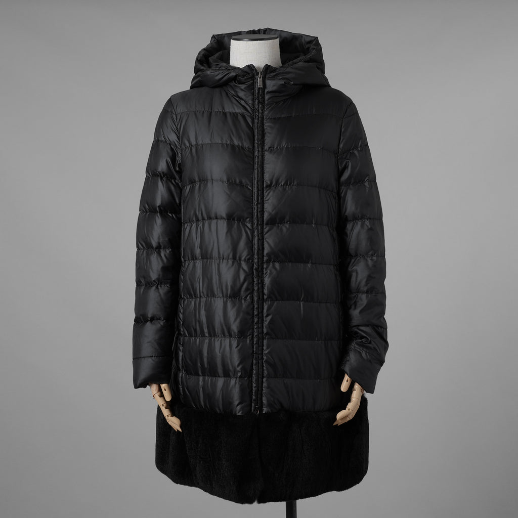MAX MARA STUDIO マックスマーラ ステュディオ / 美品 ダウンコート アウター/ size 42 (BLACK) レディース  352096-yng
