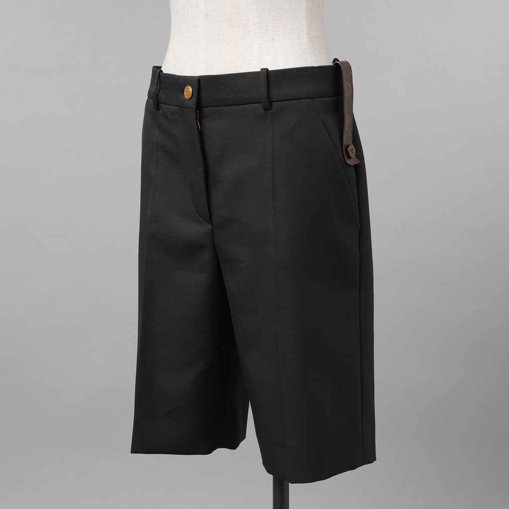 LOUIS VUITON ルイヴィトン / 美品 22SS モノグラムループ キュロットパンツ / RW222W P89 FNPA61 / size 38 (BLACK) レディース