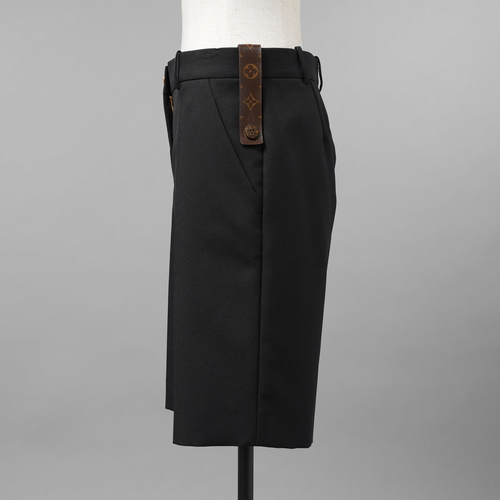LOUIS VUITON ルイヴィトン / 美品 22SS モノグラムループ キュロットパンツ / RW222W P89 FNPA61 / size 38 (BLACK) レディース