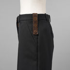 LOUIS VUITON ルイヴィトン / 美品 22SS モノグラムループ キュロットパンツ / RW222W P89 FNPA61 / size 38 (BLACK) レディース