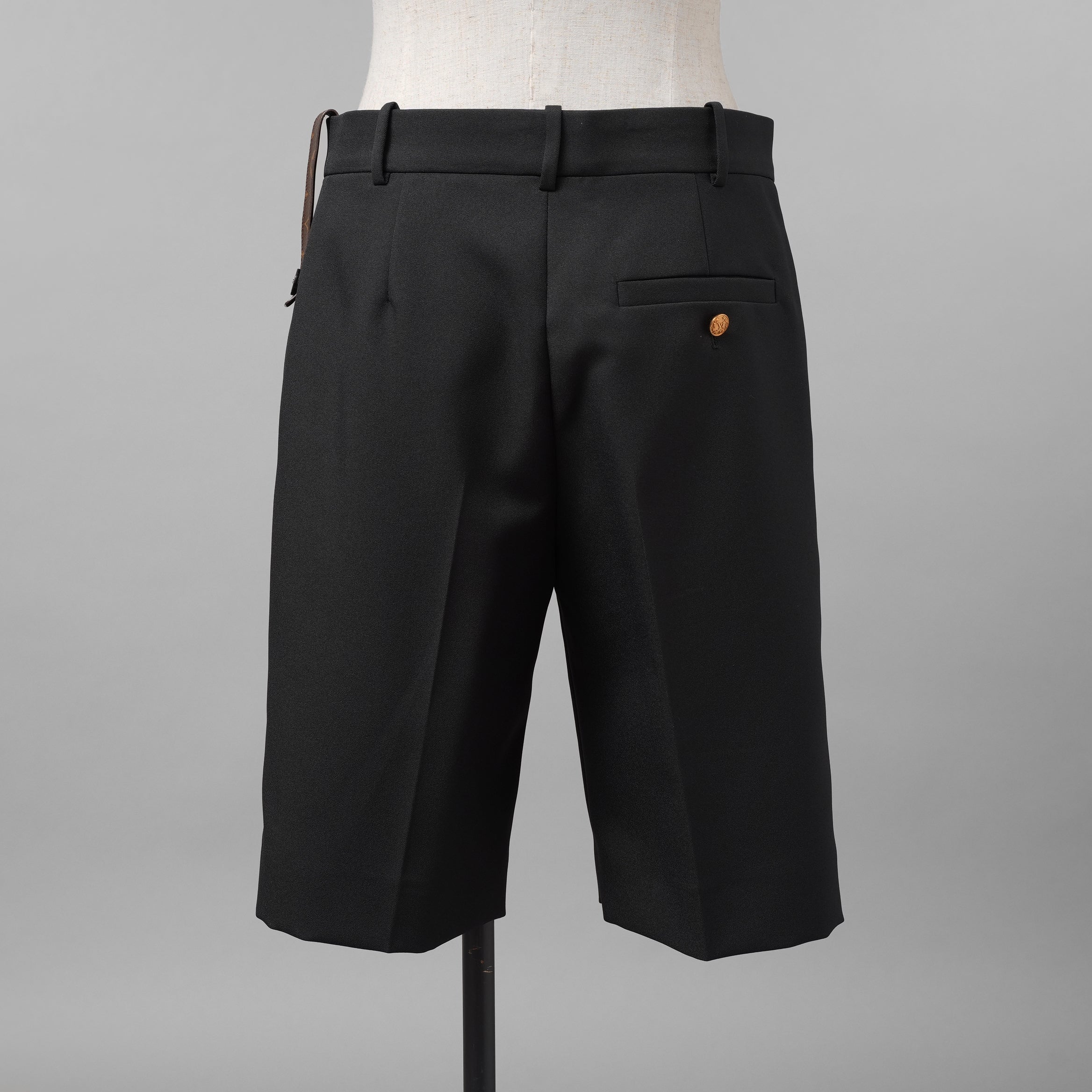 LOUIS VUITON ルイヴィトン / 美品 22SS モノグラムループ キュロットパンツ / RW222W P89 FNPA61 / size 38 (BLACK) レディース