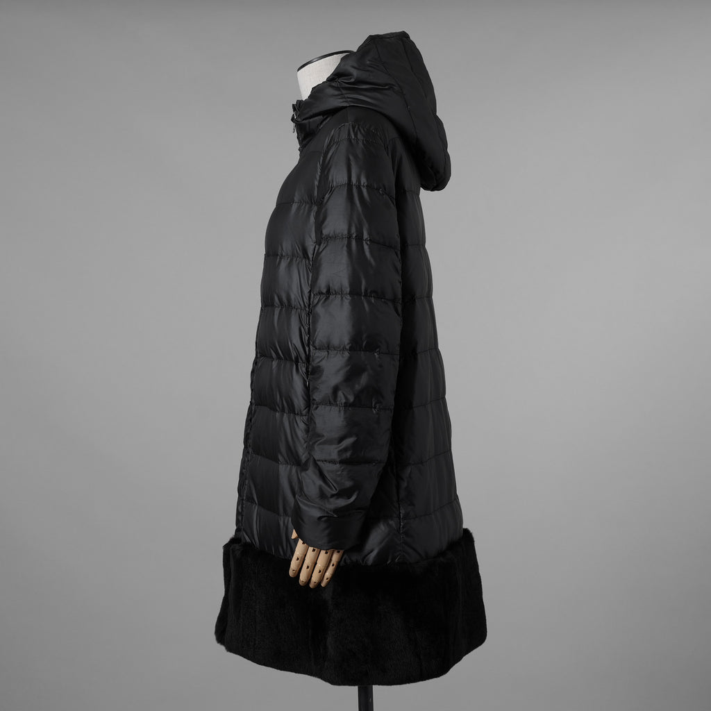 MAX MARA STUDIO マックスマーラ ステュディオ / 美品 ダウンコート アウター/ size 42 (BLACK) レディース  352096-yng