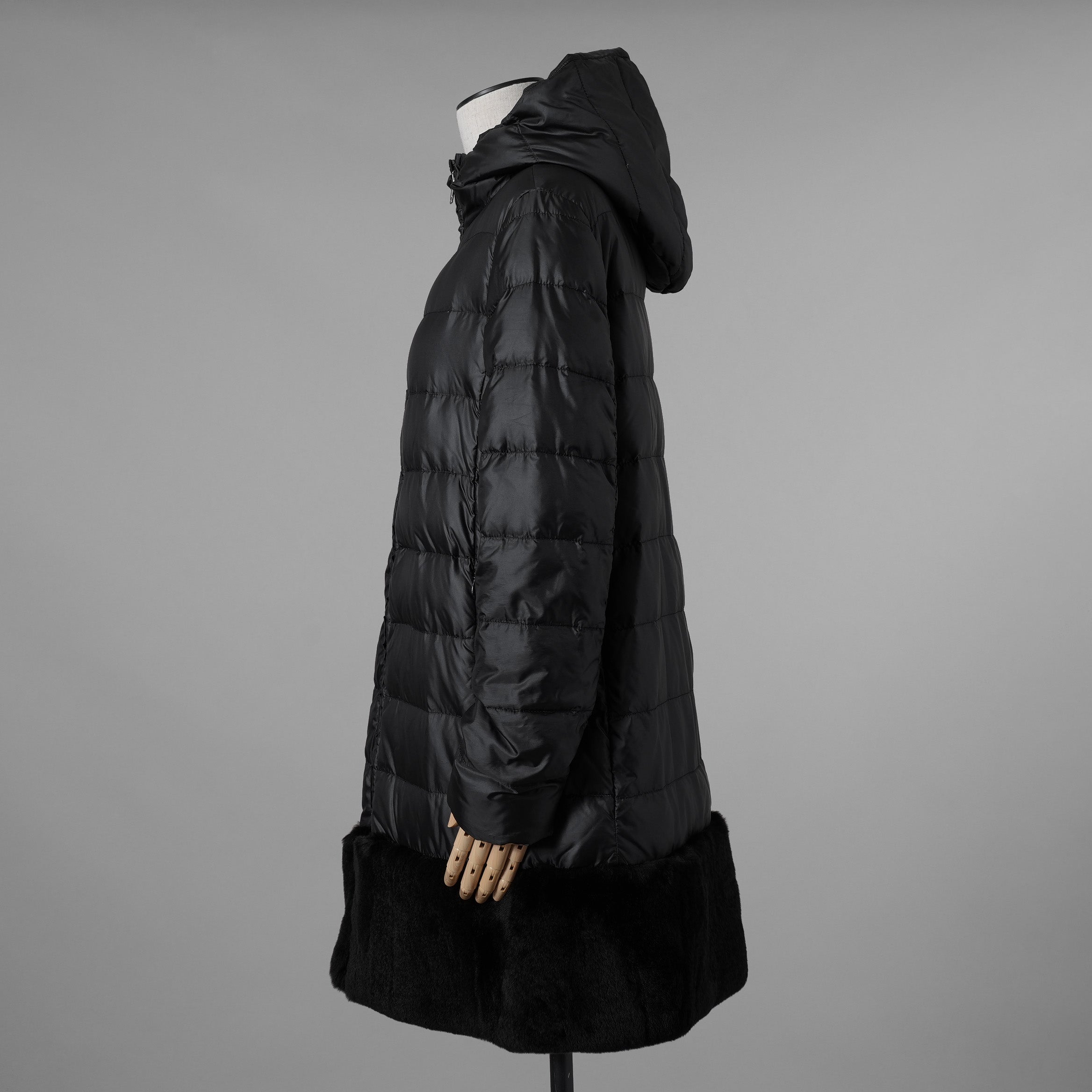 MAX MARA STUDIO マックスマーラ ステュディオ / 美品 ダウンコート アウター/ size 42 (BLACK) レディース  352096-yng