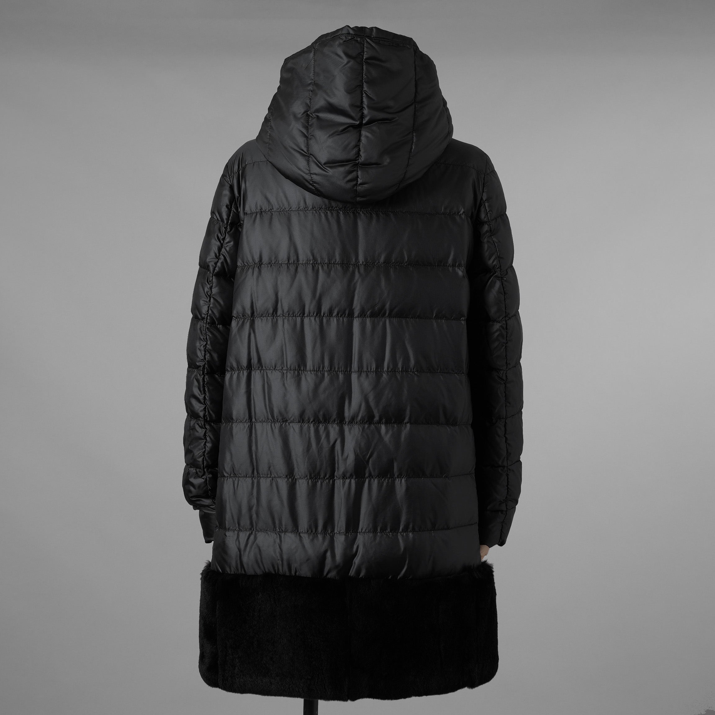 MAX MARA STUDIO マックスマーラ ステュディオ / 美品 ダウンコート アウター/ size 42 (BLACK) レディース  352096-yng