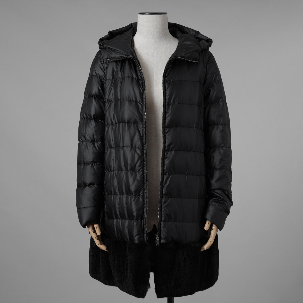 MAX MARA STUDIO マックスマーラ ステュディオ / 美品 ダウンコート アウター/ size 42 (BLACK) レディース  352096-yng
