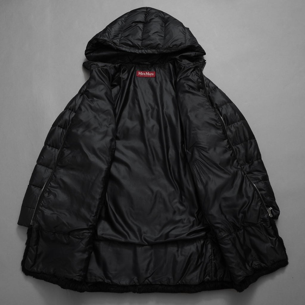 MAX MARA STUDIO マックスマーラ ステュディオ / 美品 ダウンコート アウター/ size 42 (BLACK) レディース  352096-yng