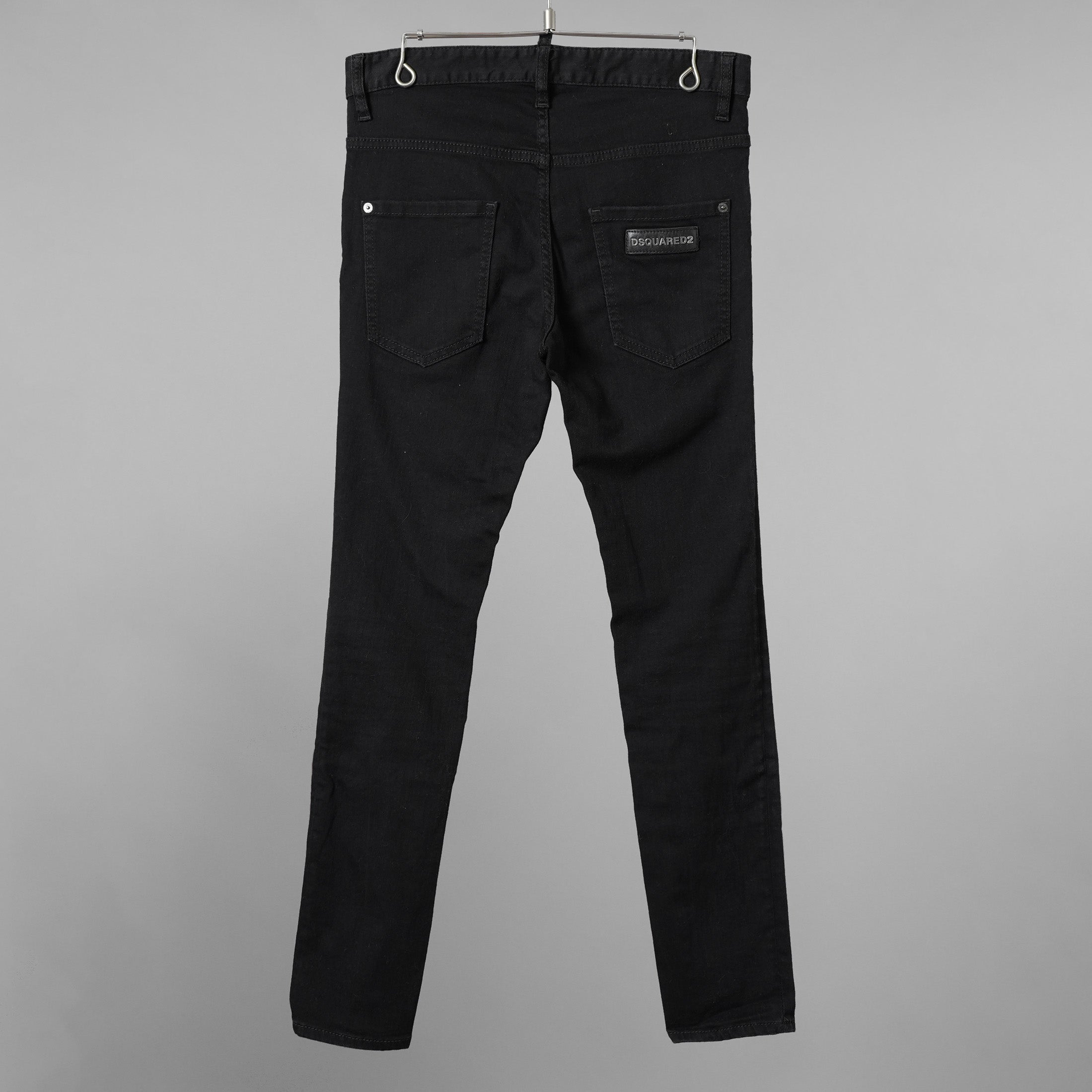 DSQUARED2 ディースクエアード / SKATER JEAN ストレッチデニム パンツ / size 46 (BLACK) 352097-in-ue