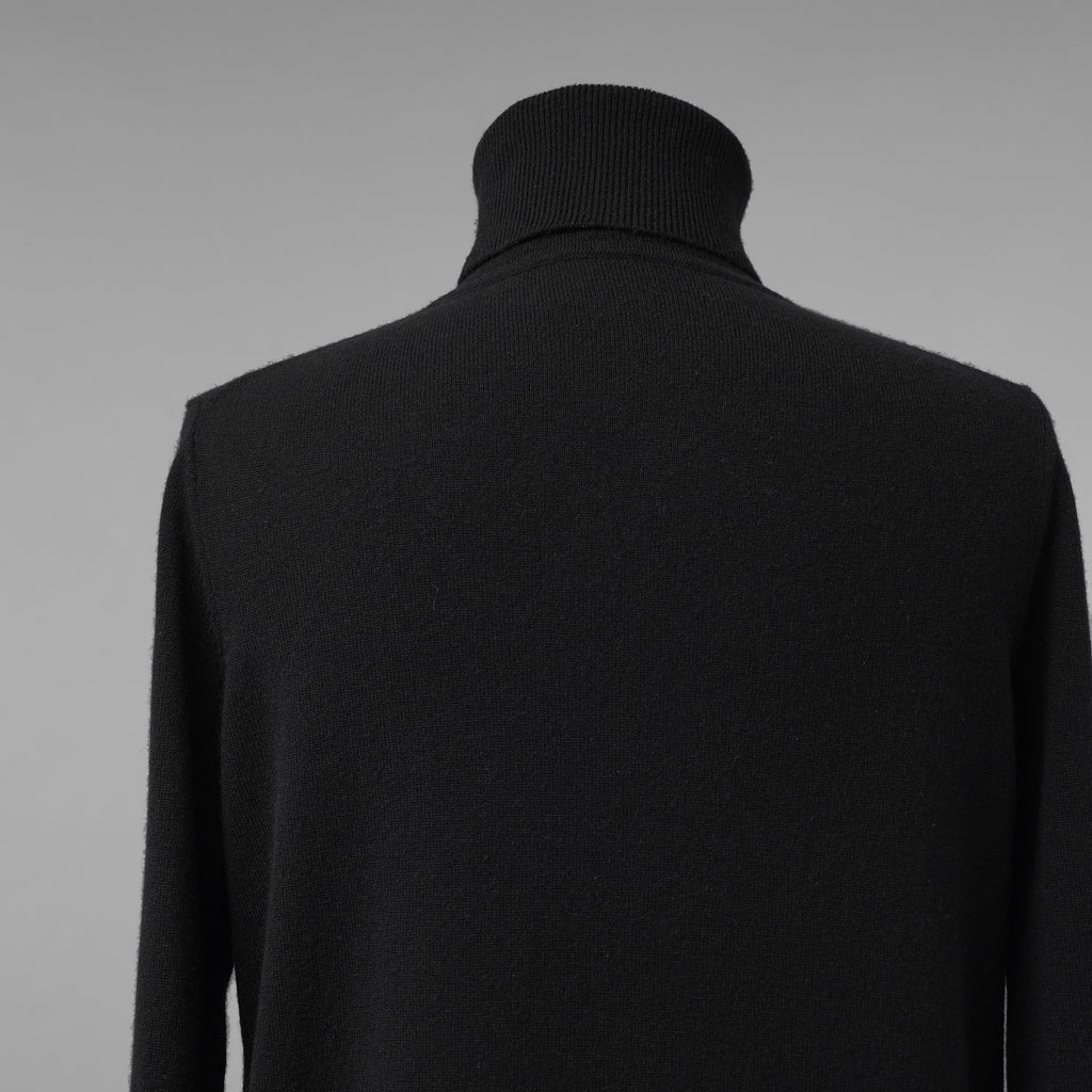 ISAMU KATAYAMA BACKLASH イサムカタヤマ / 美品 19AW カシミアウール タートルニット / K763-02 / size S (BLACK)